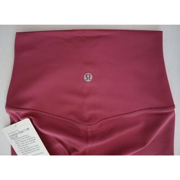 Lululemon LW5DITS Women's Sz 0 Washed Mauve Pink Align High-Rise 28" Pants - Picture 5 of 10